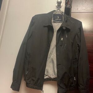 U.S. Polo Assn. Men's Black Windbreaker